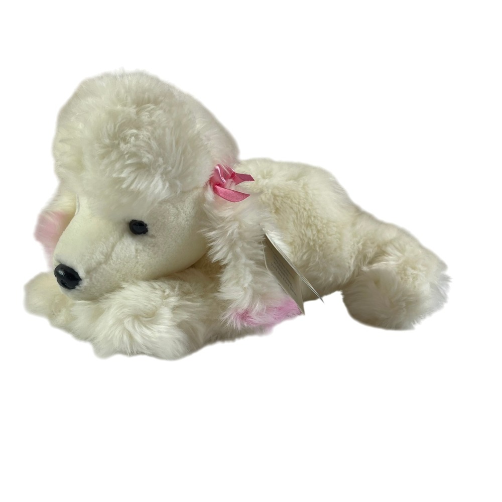 Animal Alley Purebred Pink Poodle Plush 11" Stuffed Toy Lovey